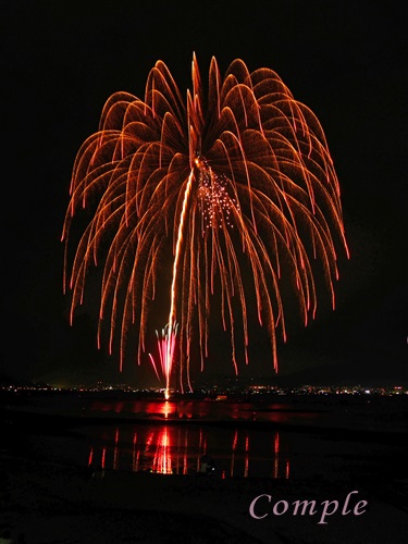 諏訪湖の花火サマーナイトファイヤーフェスティバル