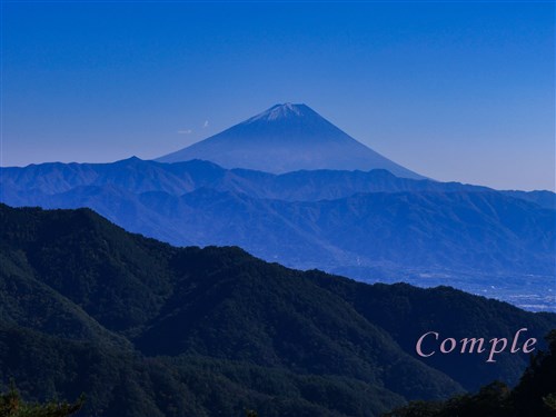 昇仙峡からの富士山